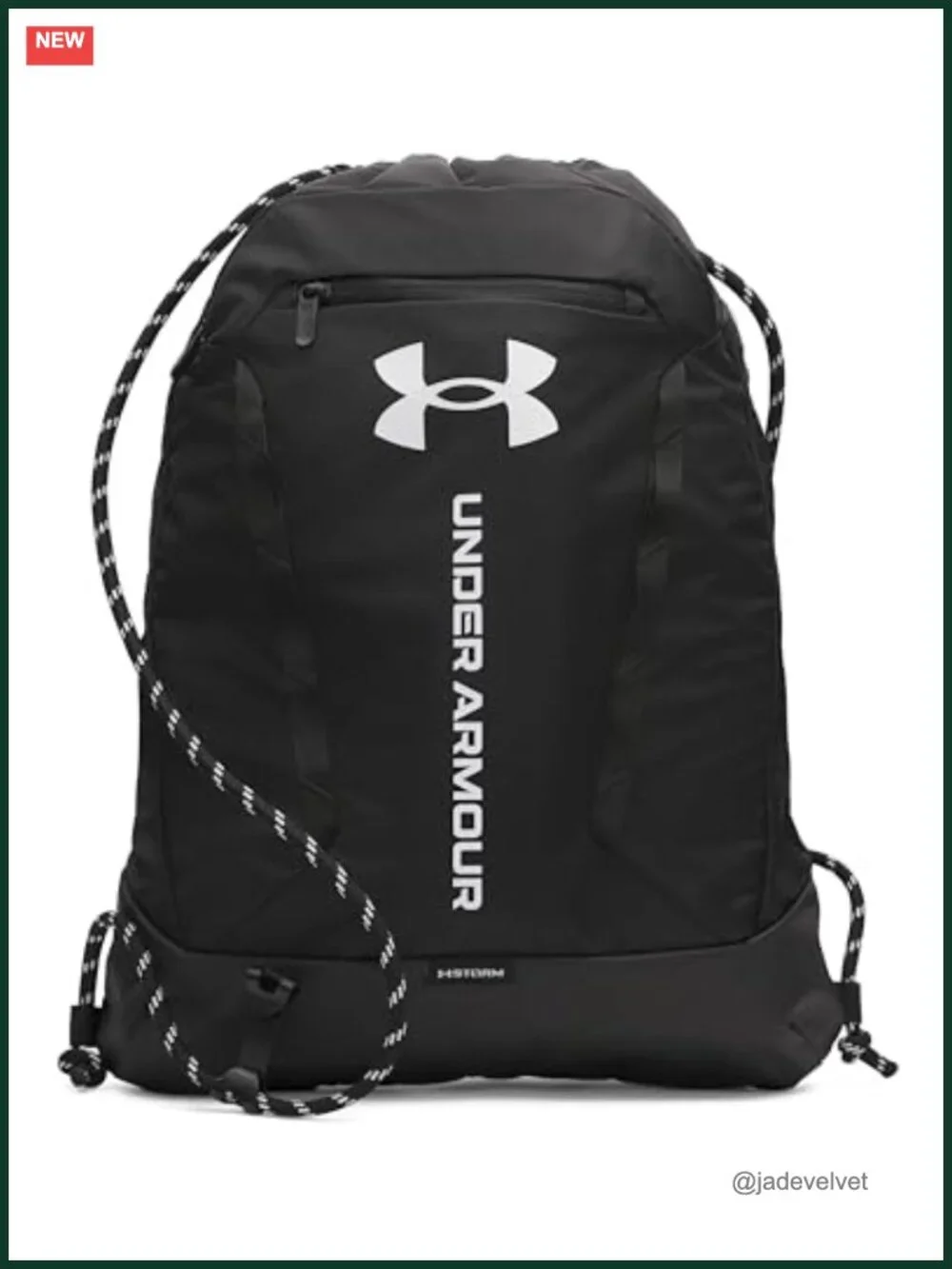 Unisex Hustle Sackpack Drawstring Backpack with Insulated Pocket
